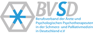 Mitglied des Berufsverbandes der Ärzte und psychologischen Psychotherapeuten in der Schmerz- und Palliativmedizin in Deutschland e.V. (BVSD) - Logo